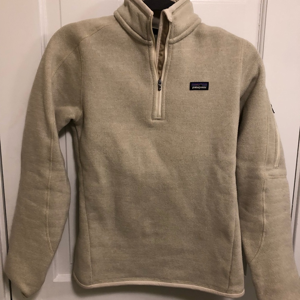 Patagonia off white better sweater